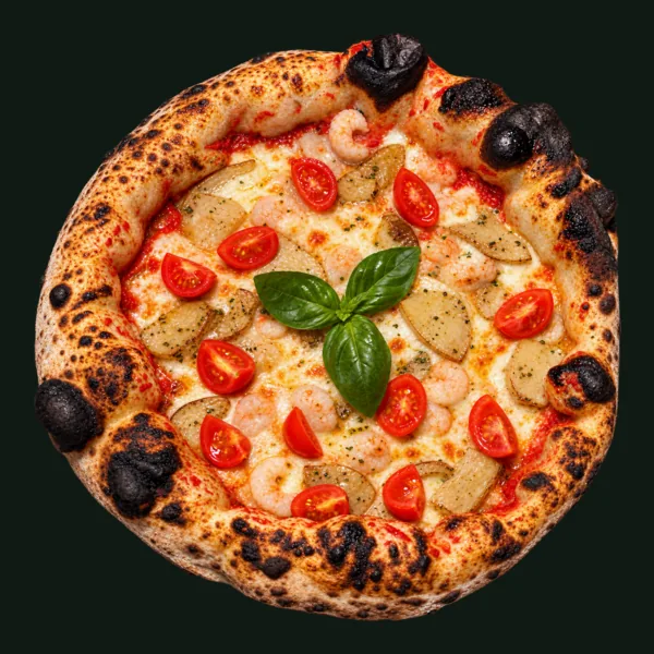 Mari e monti: gamberetti, funghi porcini e pomodorini